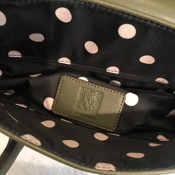 Anne Klein Green backpack handbag NWOT - Picture 2 of 5